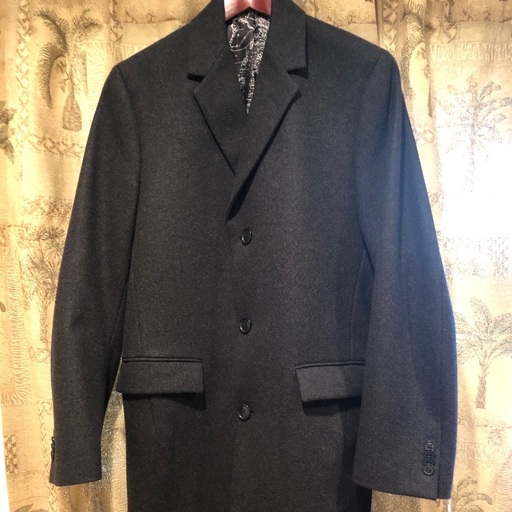 Barge Classic Fit Wool/Cashmere Blend Overcoat